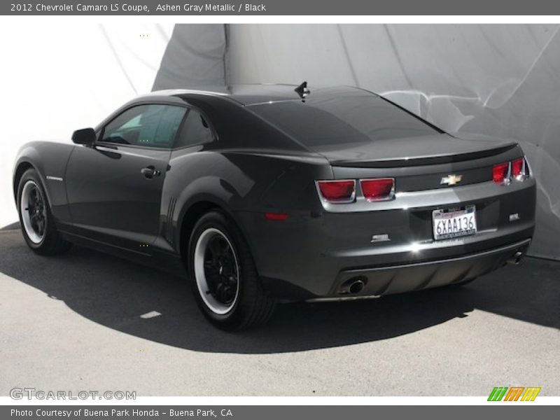 Ashen Gray Metallic / Black 2012 Chevrolet Camaro LS Coupe