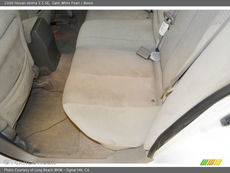 Satin White Pearl / Blond 2006 Nissan Altima 3.5 SE