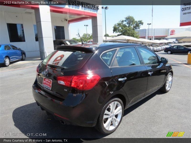 Ebony Black / Black 2012 Kia Forte SX