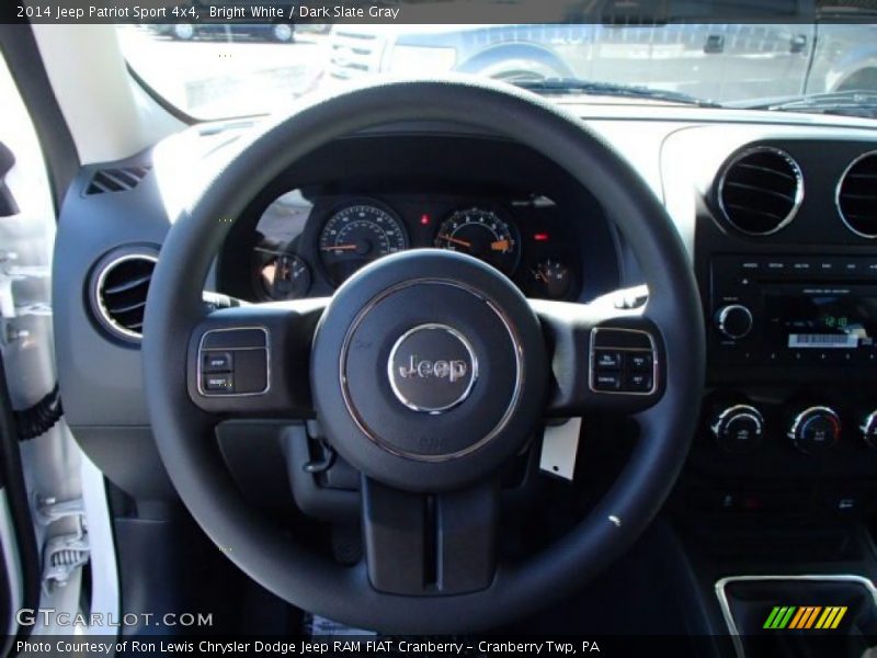 Bright White / Dark Slate Gray 2014 Jeep Patriot Sport 4x4
