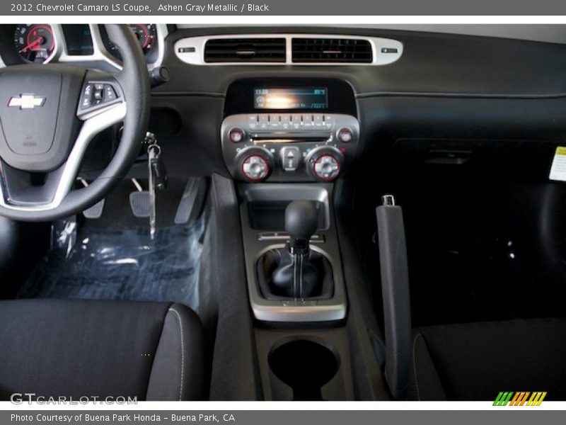 Ashen Gray Metallic / Black 2012 Chevrolet Camaro LS Coupe
