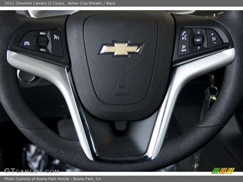 Ashen Gray Metallic / Black 2012 Chevrolet Camaro LS Coupe