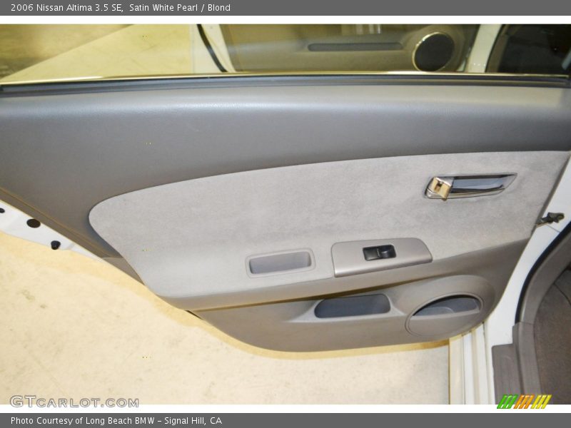 Satin White Pearl / Blond 2006 Nissan Altima 3.5 SE