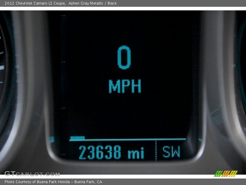 Ashen Gray Metallic / Black 2012 Chevrolet Camaro LS Coupe