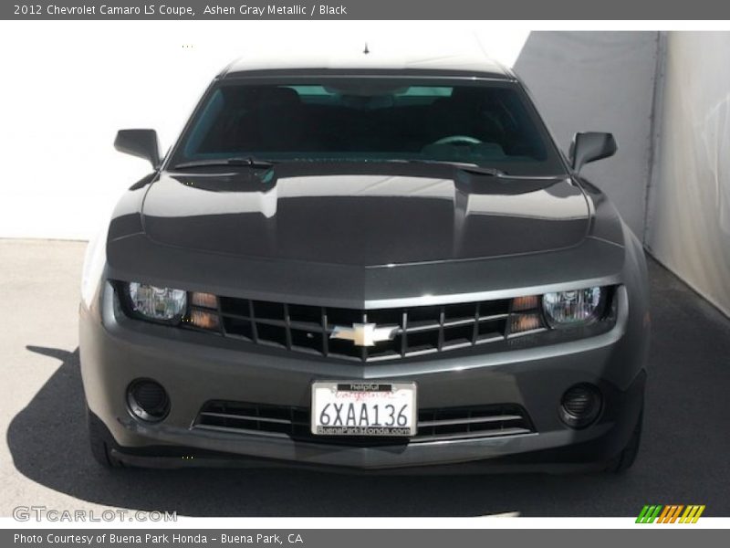 Ashen Gray Metallic / Black 2012 Chevrolet Camaro LS Coupe