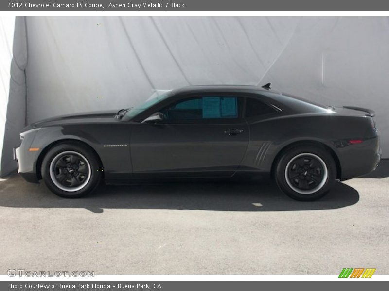 Ashen Gray Metallic / Black 2012 Chevrolet Camaro LS Coupe
