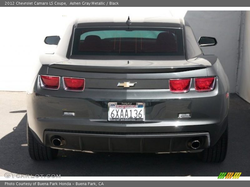 Ashen Gray Metallic / Black 2012 Chevrolet Camaro LS Coupe
