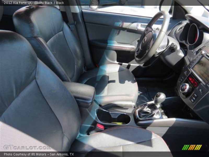 Ebony Black / Black 2012 Kia Forte SX