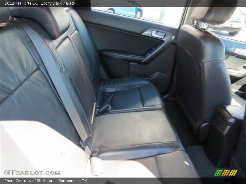 Ebony Black / Black 2012 Kia Forte SX