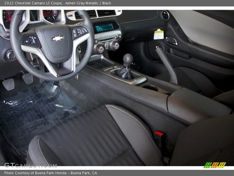 Ashen Gray Metallic / Black 2012 Chevrolet Camaro LS Coupe