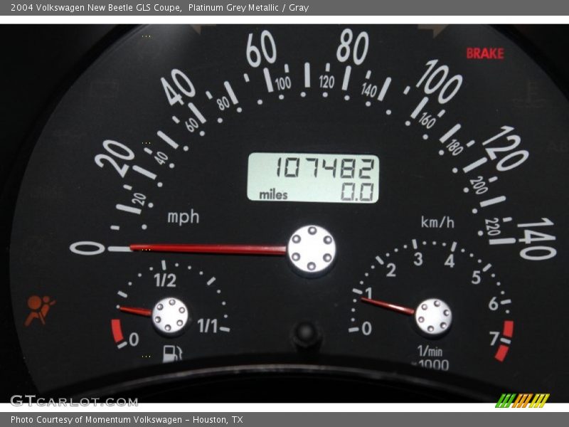 Platinum Grey Metallic / Gray 2004 Volkswagen New Beetle GLS Coupe