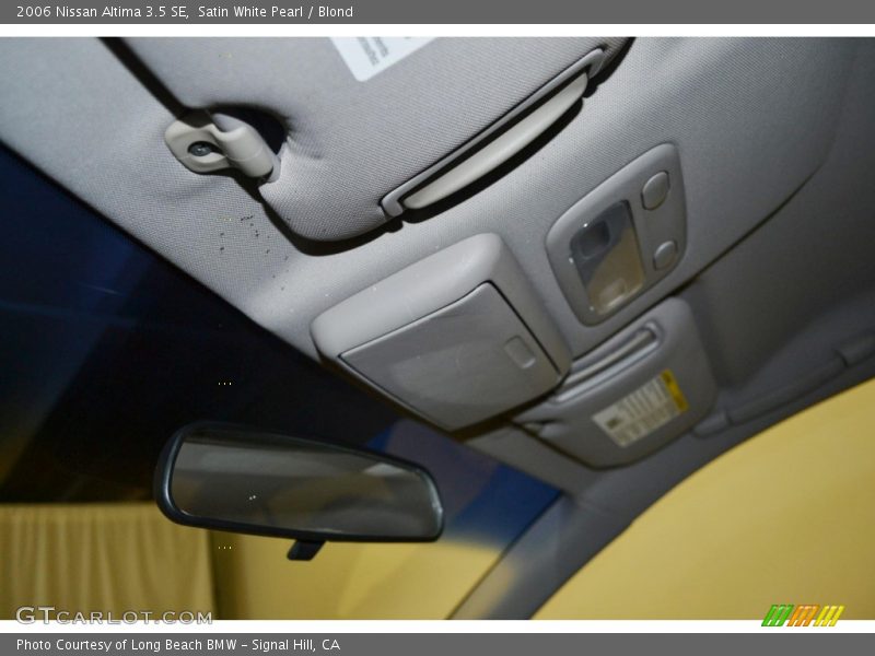 Satin White Pearl / Blond 2006 Nissan Altima 3.5 SE