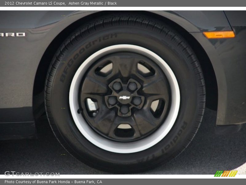 Ashen Gray Metallic / Black 2012 Chevrolet Camaro LS Coupe