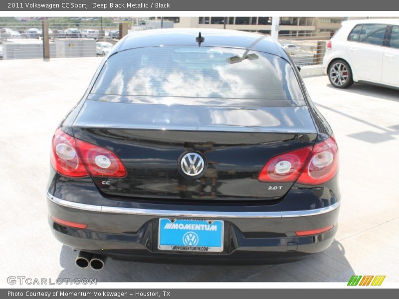 Deep Black Metallic / Black 2011 Volkswagen CC Sport