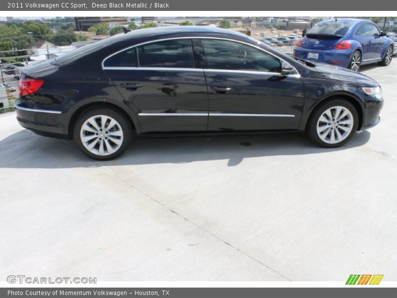Deep Black Metallic / Black 2011 Volkswagen CC Sport
