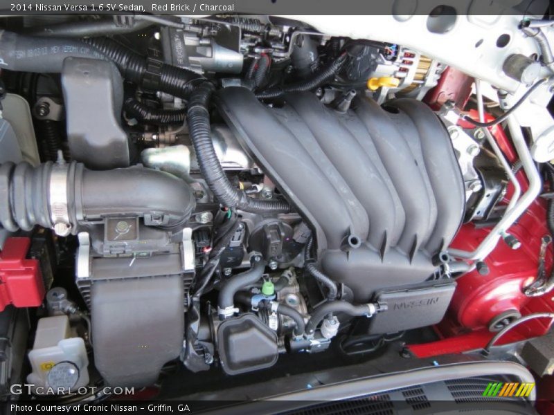 Red Brick / Charcoal 2014 Nissan Versa 1.6 SV Sedan