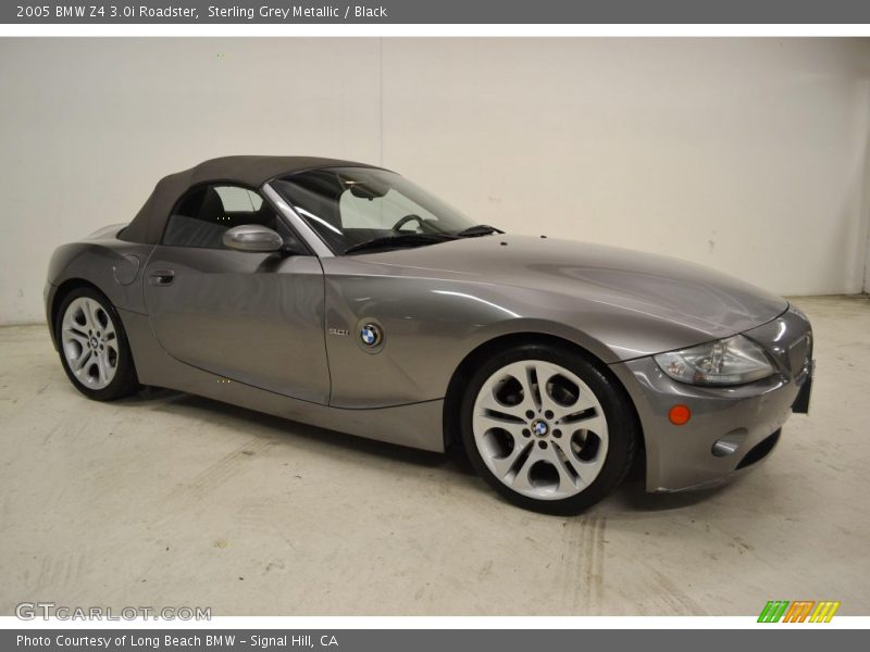 Sterling Grey Metallic / Black 2005 BMW Z4 3.0i Roadster