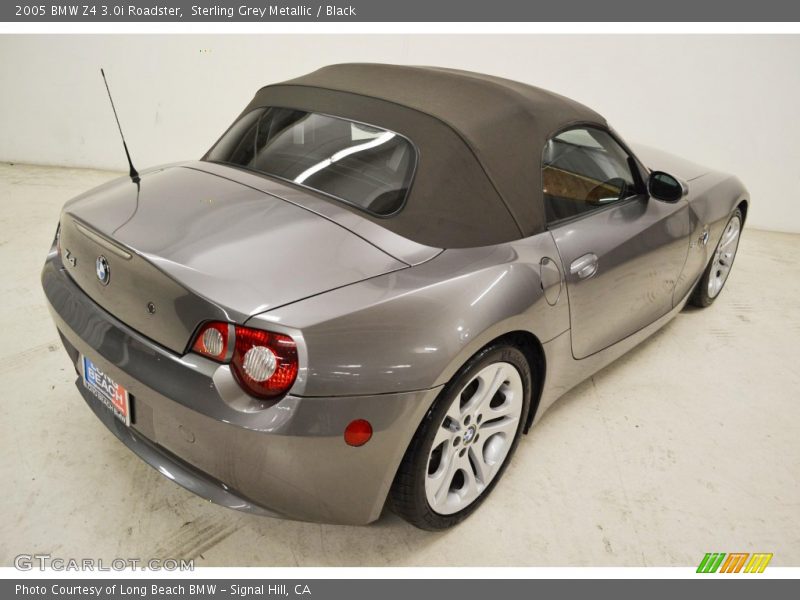Sterling Grey Metallic / Black 2005 BMW Z4 3.0i Roadster