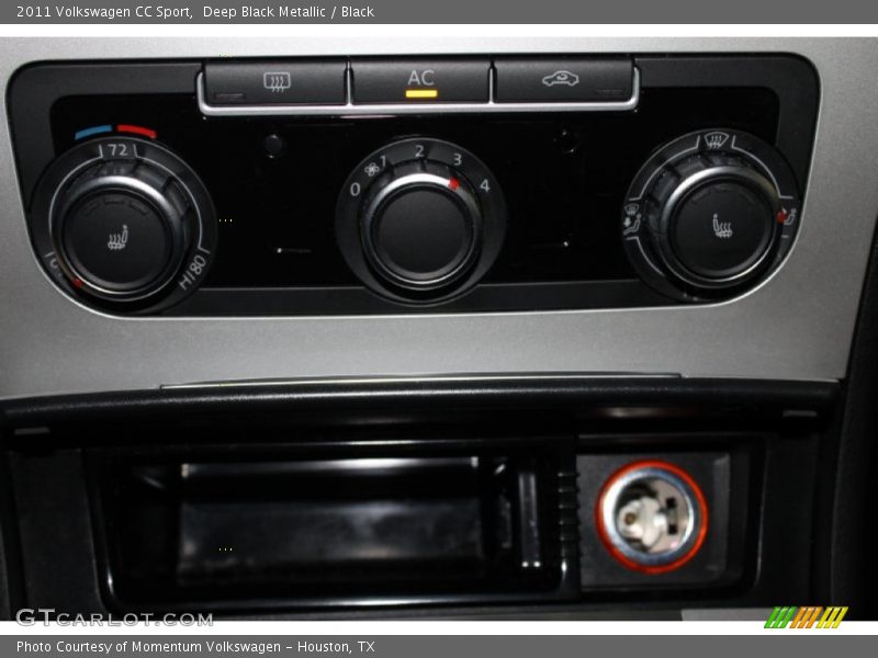 Deep Black Metallic / Black 2011 Volkswagen CC Sport