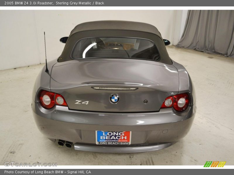 Sterling Grey Metallic / Black 2005 BMW Z4 3.0i Roadster