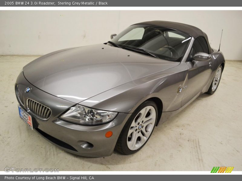 Sterling Grey Metallic / Black 2005 BMW Z4 3.0i Roadster