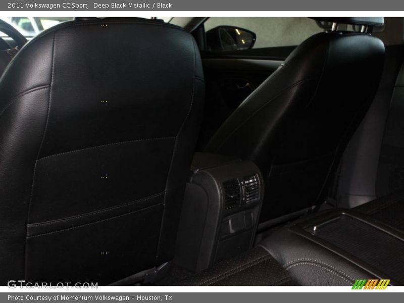 Deep Black Metallic / Black 2011 Volkswagen CC Sport