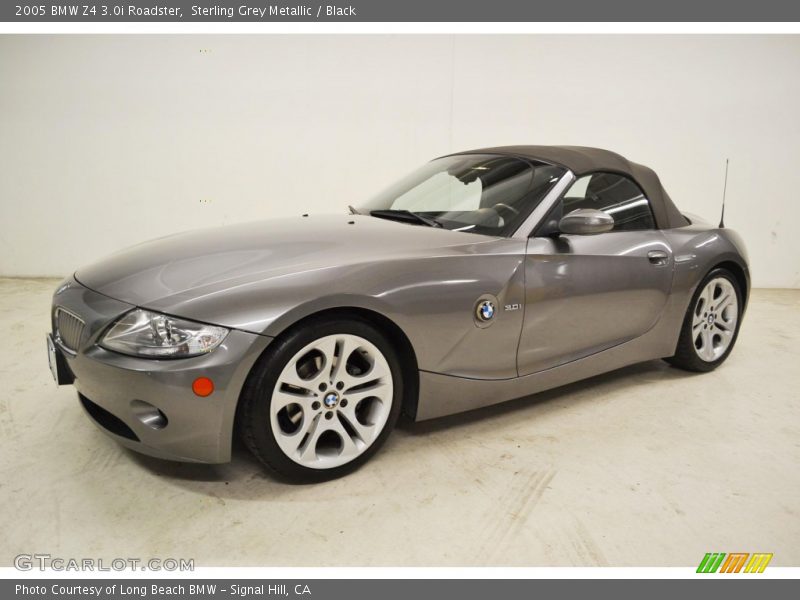 Sterling Grey Metallic / Black 2005 BMW Z4 3.0i Roadster