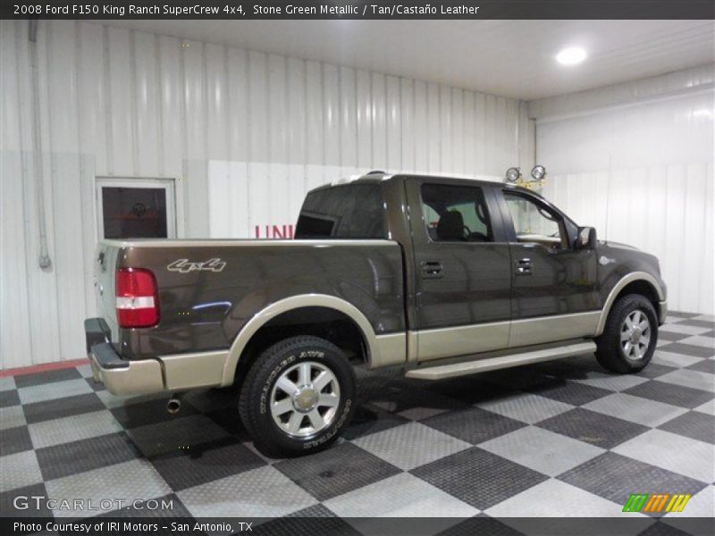 Stone Green Metallic / Tan/Castaño Leather 2008 Ford F150 King Ranch SuperCrew 4x4