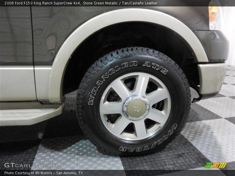 Stone Green Metallic / Tan/Castaño Leather 2008 Ford F150 King Ranch SuperCrew 4x4