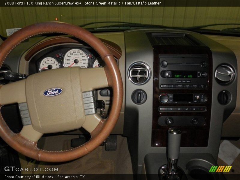 Stone Green Metallic / Tan/Castaño Leather 2008 Ford F150 King Ranch SuperCrew 4x4