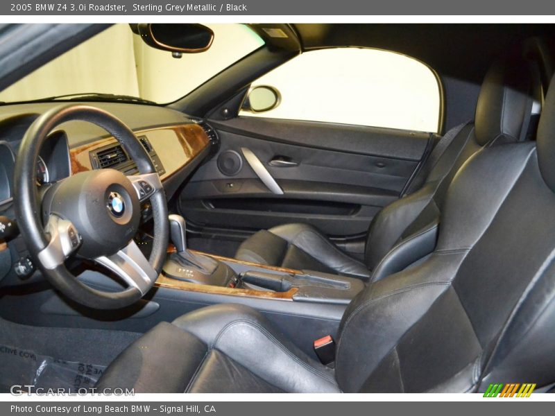 Sterling Grey Metallic / Black 2005 BMW Z4 3.0i Roadster