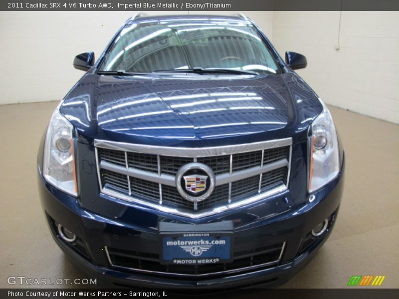 Imperial Blue Metallic / Ebony/Titanium 2011 Cadillac SRX 4 V6 Turbo AWD