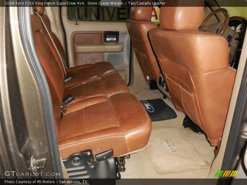 Stone Green Metallic / Tan/Castaño Leather 2008 Ford F150 King Ranch SuperCrew 4x4