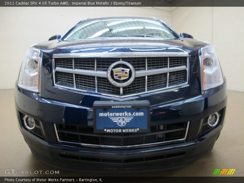 Imperial Blue Metallic / Ebony/Titanium 2011 Cadillac SRX 4 V6 Turbo AWD
