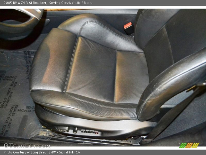 Sterling Grey Metallic / Black 2005 BMW Z4 3.0i Roadster