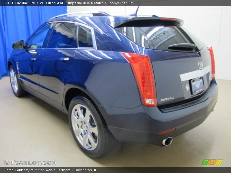 Imperial Blue Metallic / Ebony/Titanium 2011 Cadillac SRX 4 V6 Turbo AWD
