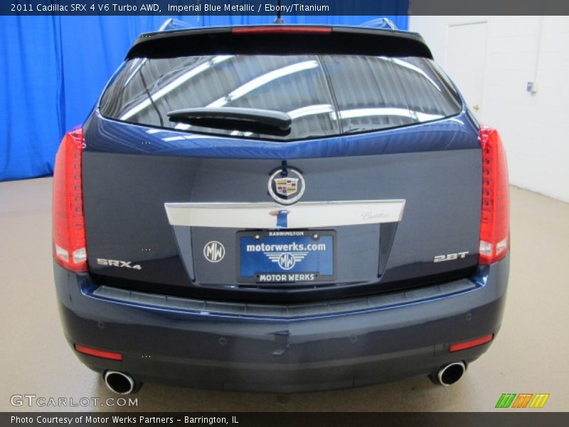 Imperial Blue Metallic / Ebony/Titanium 2011 Cadillac SRX 4 V6 Turbo AWD