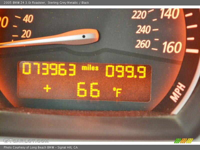 Sterling Grey Metallic / Black 2005 BMW Z4 3.0i Roadster