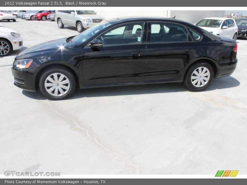 Black / Moonrock Gray 2012 Volkswagen Passat 2.5L S