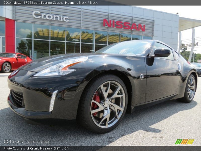 Magnetic Black / Black 2014 Nissan 370Z Sport Touring Coupe