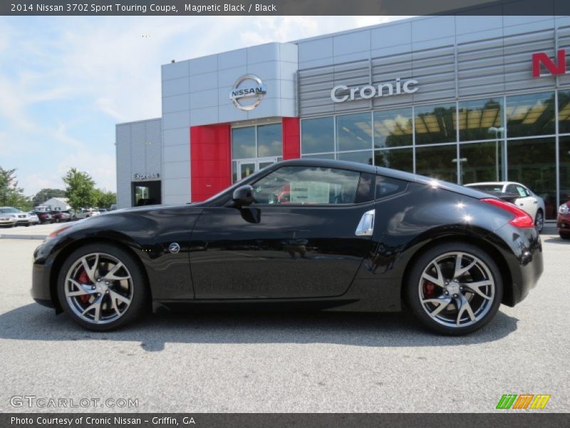 Magnetic Black / Black 2014 Nissan 370Z Sport Touring Coupe