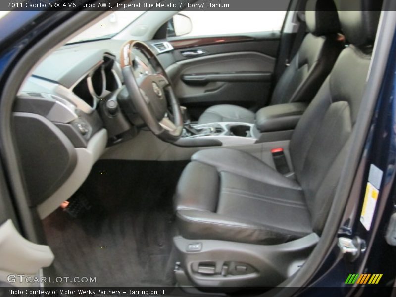 Imperial Blue Metallic / Ebony/Titanium 2011 Cadillac SRX 4 V6 Turbo AWD