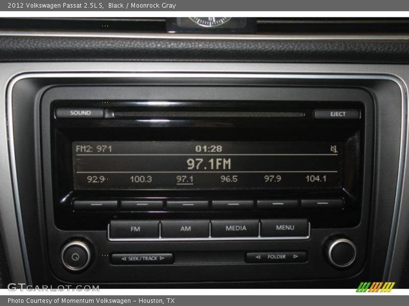 Black / Moonrock Gray 2012 Volkswagen Passat 2.5L S