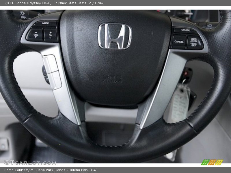 Polished Metal Metallic / Gray 2011 Honda Odyssey EX-L