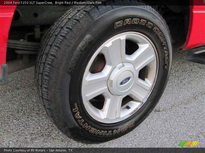 Bright Red / Medium/Dark Flint 2004 Ford F150 XLT SuperCrew