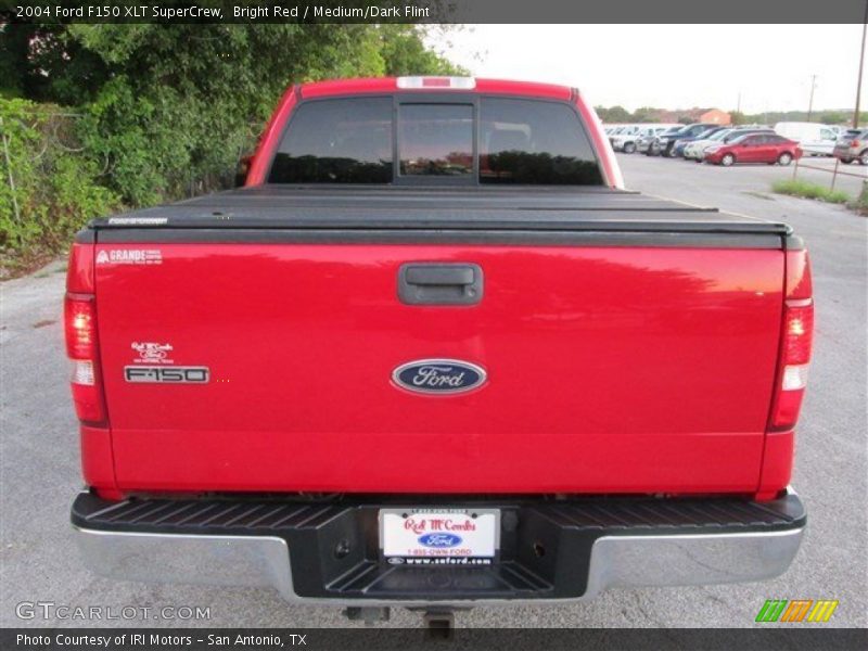 Bright Red / Medium/Dark Flint 2004 Ford F150 XLT SuperCrew