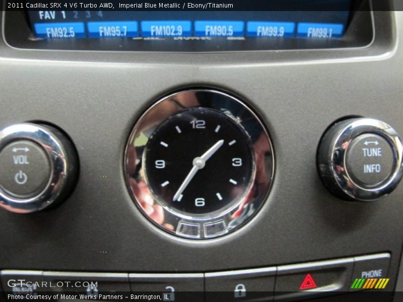 Imperial Blue Metallic / Ebony/Titanium 2011 Cadillac SRX 4 V6 Turbo AWD