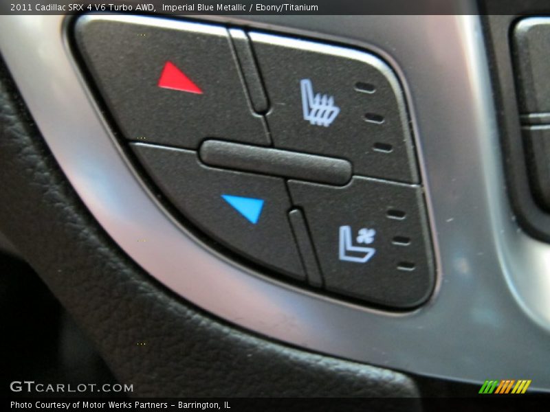 Imperial Blue Metallic / Ebony/Titanium 2011 Cadillac SRX 4 V6 Turbo AWD
