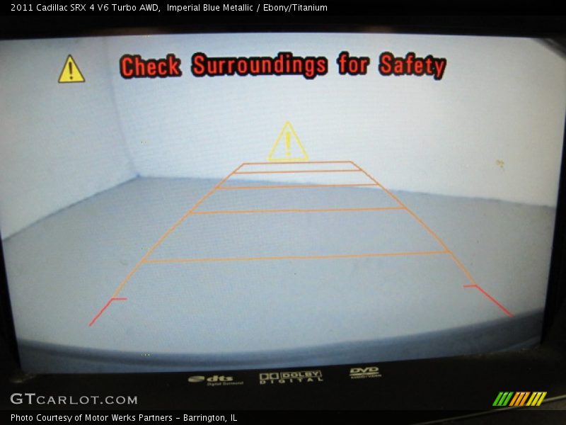 Imperial Blue Metallic / Ebony/Titanium 2011 Cadillac SRX 4 V6 Turbo AWD