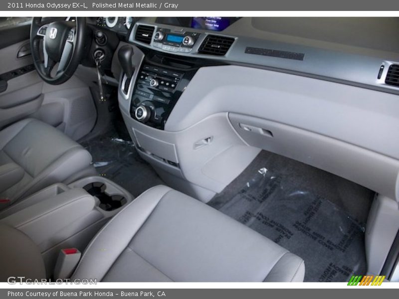 Polished Metal Metallic / Gray 2011 Honda Odyssey EX-L